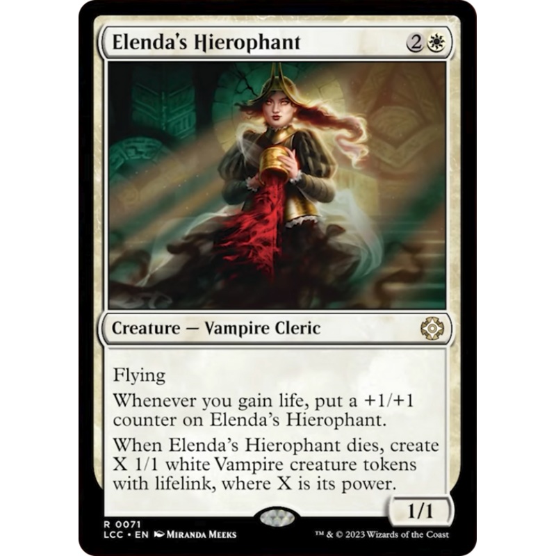 Elenda's Hierophant [The Lost Caverns of Ixalan Commander]