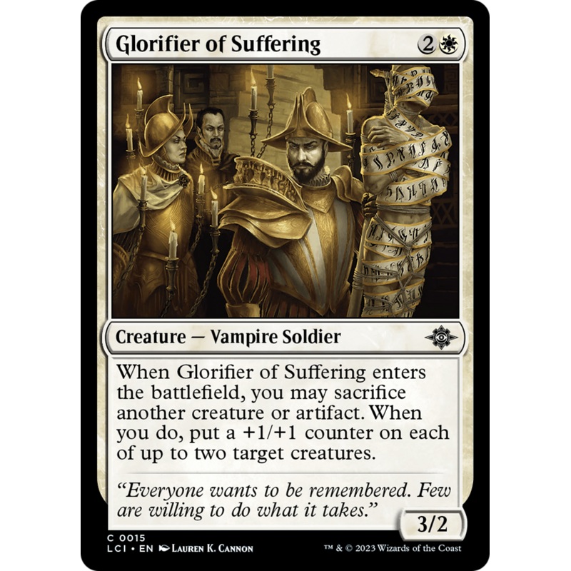 Glorifier of Suffering [The Lost Caverns of Ixalan]