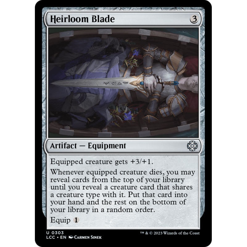 Heirloom Blade [The Lost Caverns of Ixalan Commander]