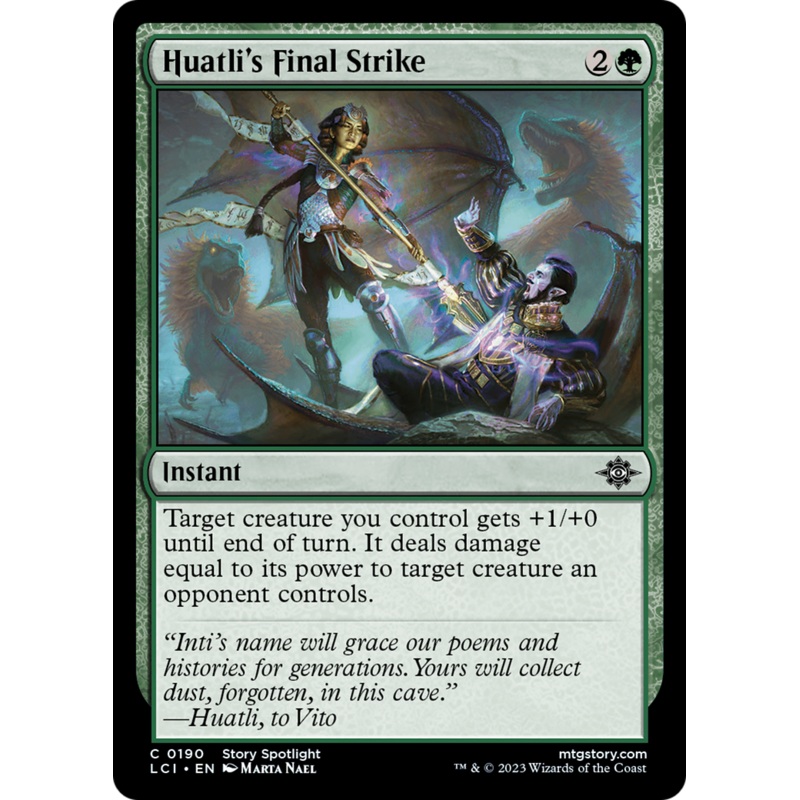 Huatli's Final Strike [The Lost Caverns of Ixalan]