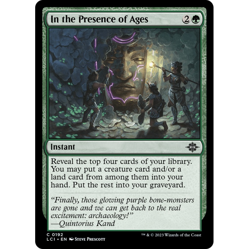In the Presence of Ages [The Lost Caverns of Ixalan]