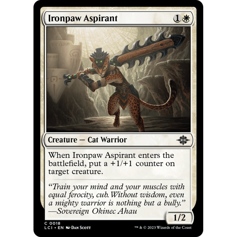 Ironpaw Aspirant [The Lost Caverns of Ixalan]