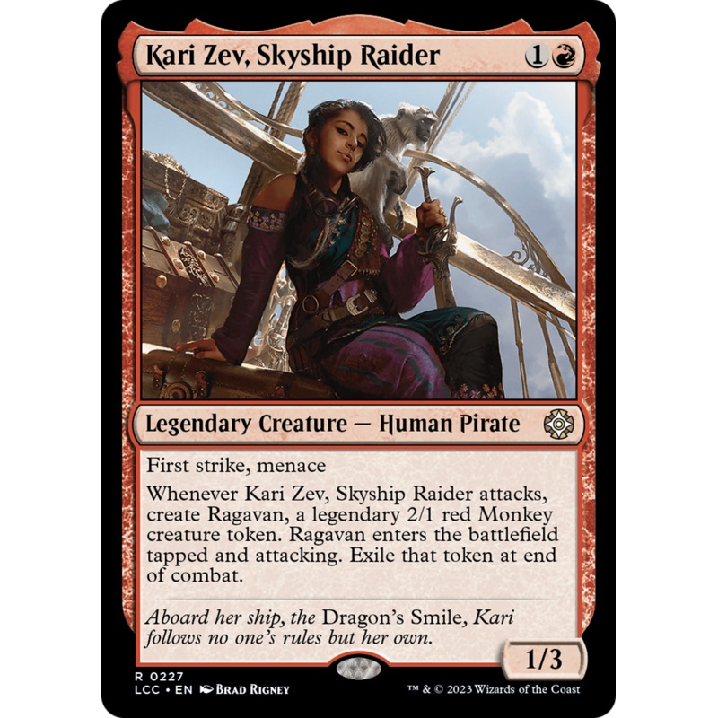Kari Zev, Skyship Raider [The Lost Caverns of Ixalan Commander]