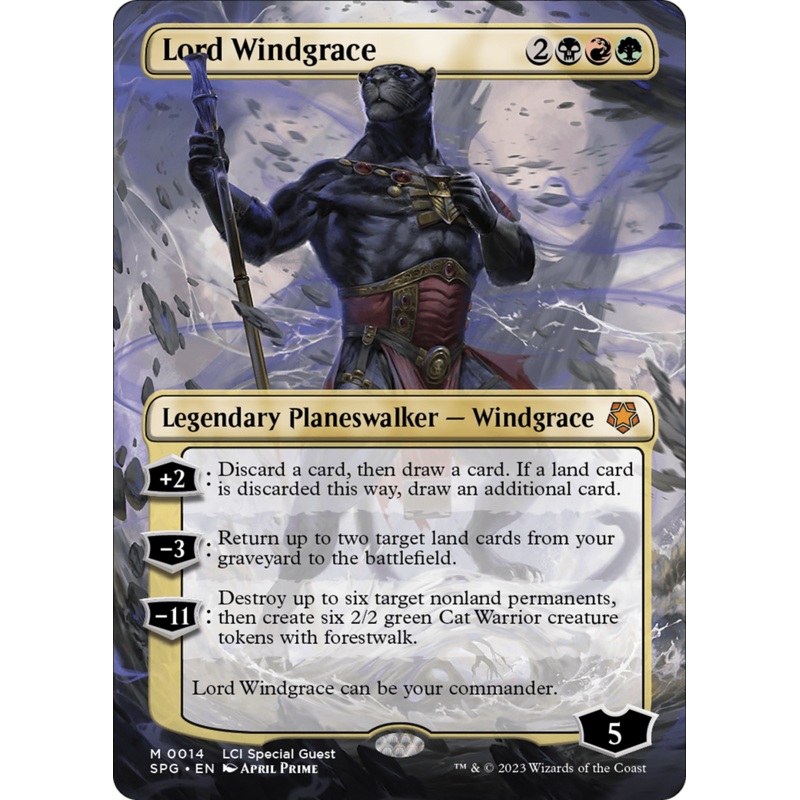 Lord Windgrace (Borderless) [The Lost Caverns of Ixalan Special Guests]