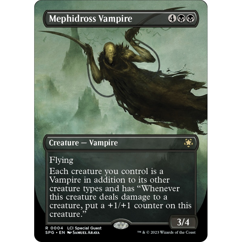 Mephidross Vampire (Borderless) [The Lost Caverns of Ixalan Special Guests]