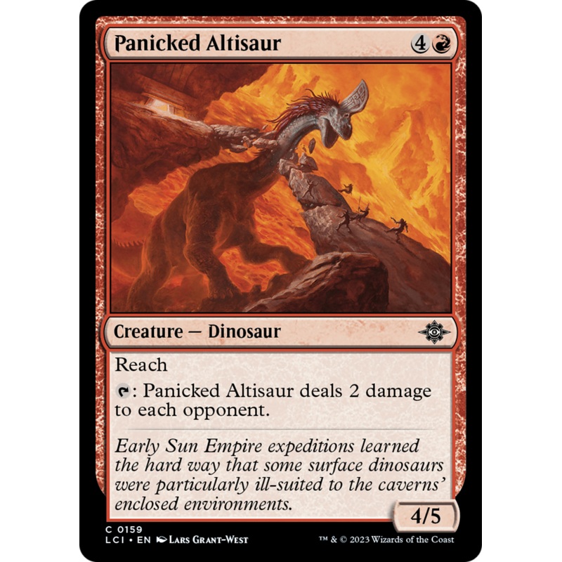 Panicked Altisaur [The Lost Caverns of Ixalan]