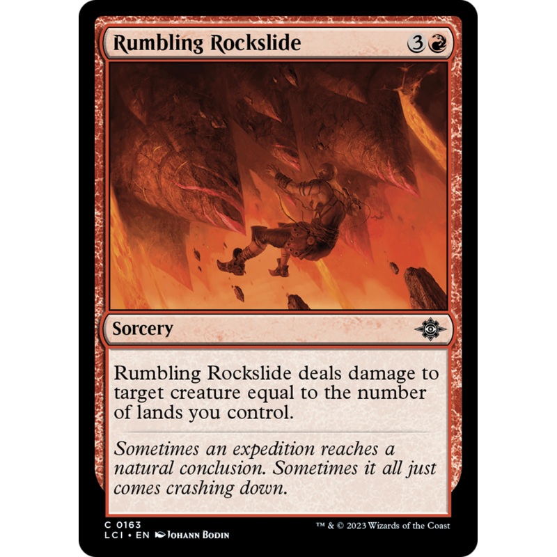 Rumbling Rockslide [The Lost Caverns of Ixalan]