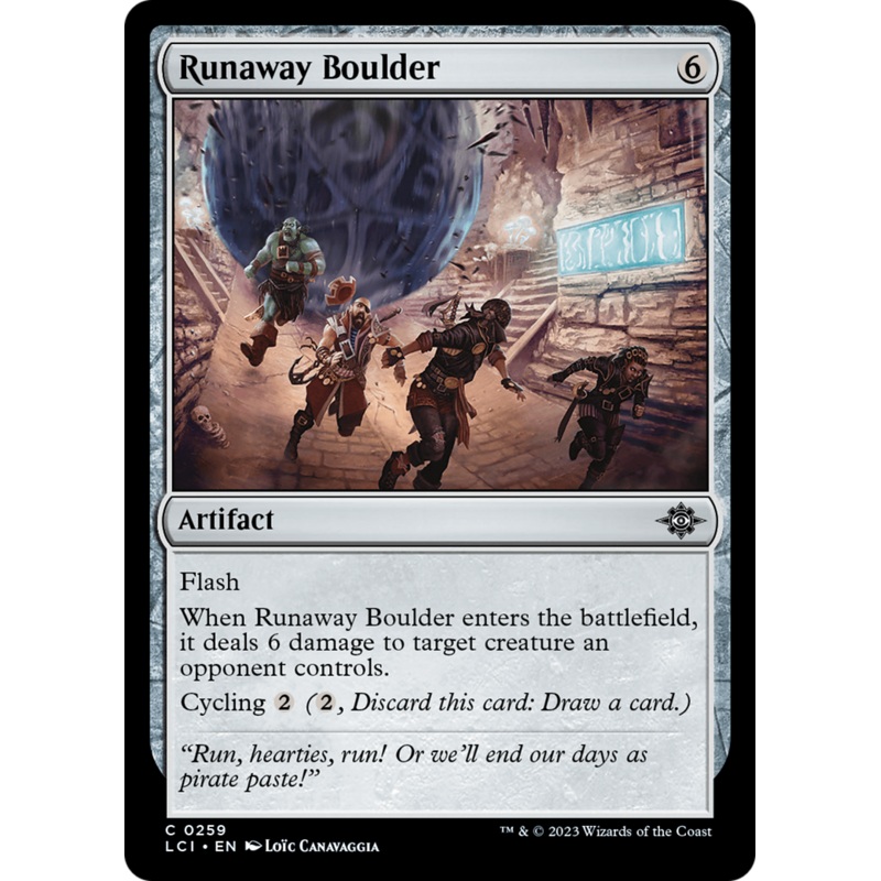 Runaway Boulder [The Lost Caverns of Ixalan]