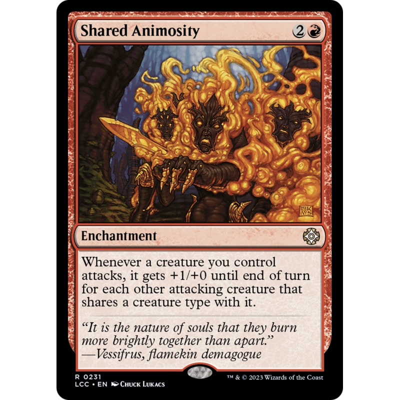 Shared Animosity [The Lost Caverns of Ixalan Commander]