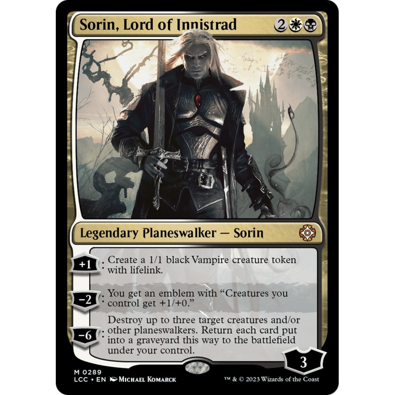 Sorin, Lord of Innistrad [The Lost Caverns of Ixalan Commander]