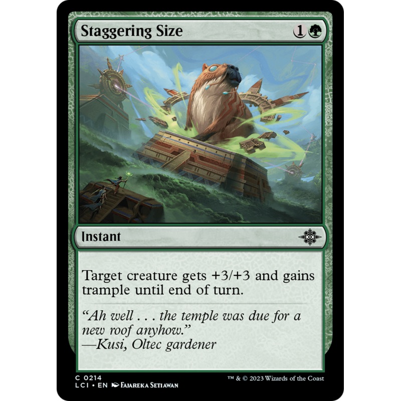 Staggering Size [The Lost Caverns of Ixalan]