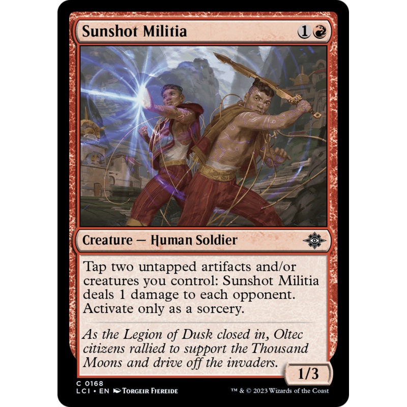 Sunshot Militia [The Lost Caverns of Ixalan]