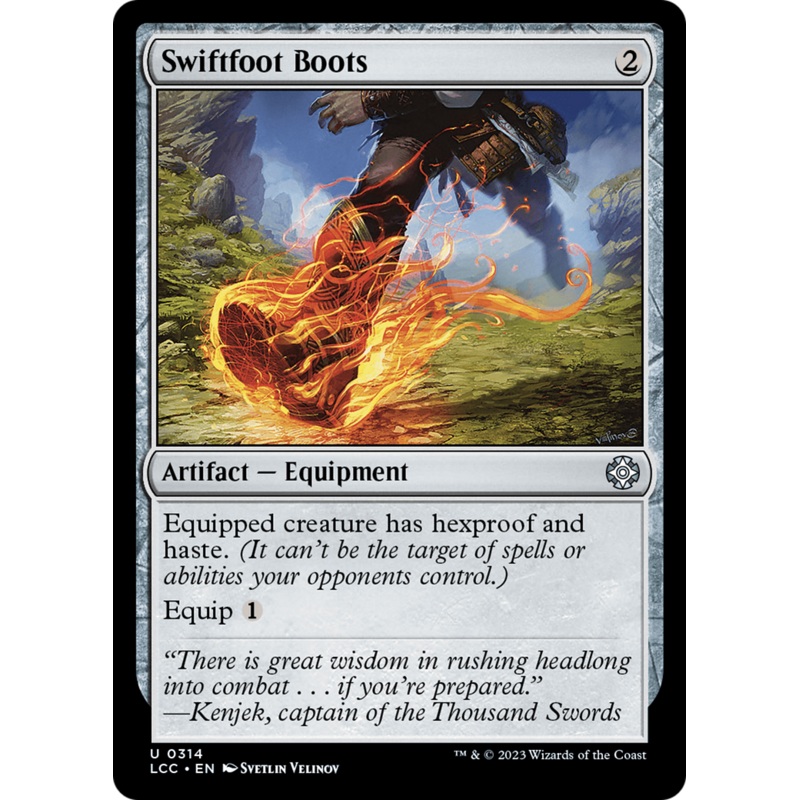Swiftfoot Boots [The Lost Caverns of Ixalan Commander]