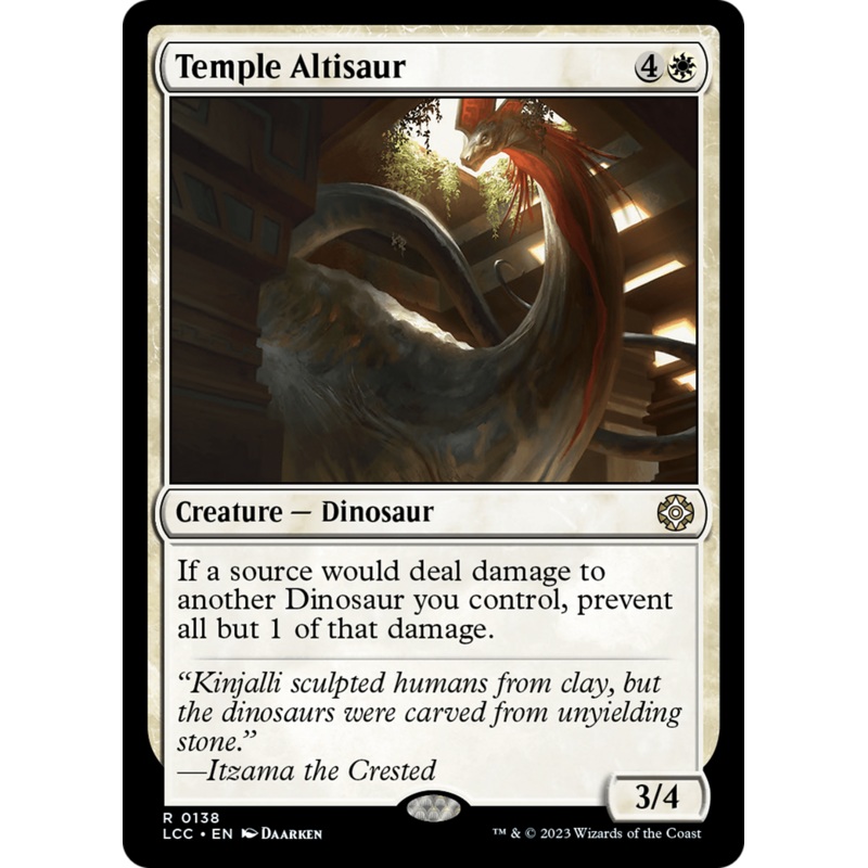Temple Altisaur [The Lost Caverns of Ixalan Commander]