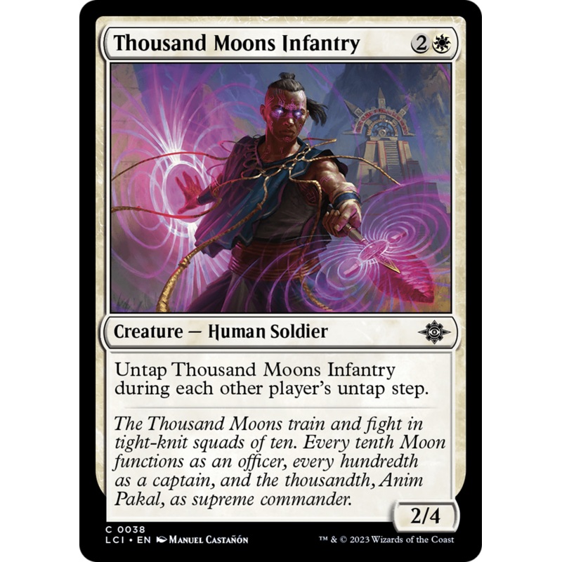 Thousand Moons Infantry [The Lost Caverns of Ixalan]