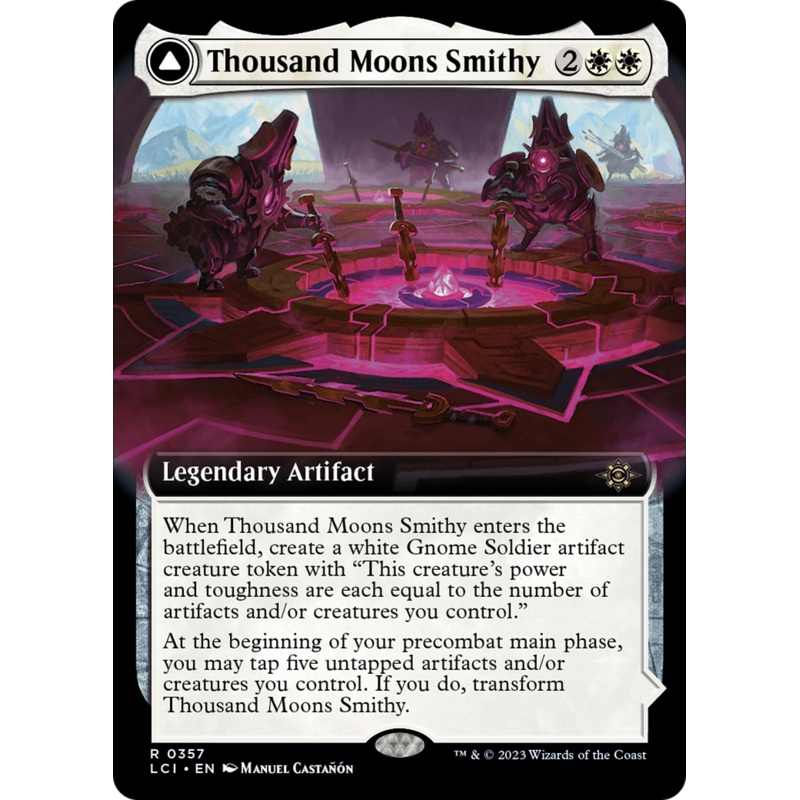 Thousand Moons Smithy (Extended Art) // Barracks of the Thousand [The Lost Caverns of Ixalan]