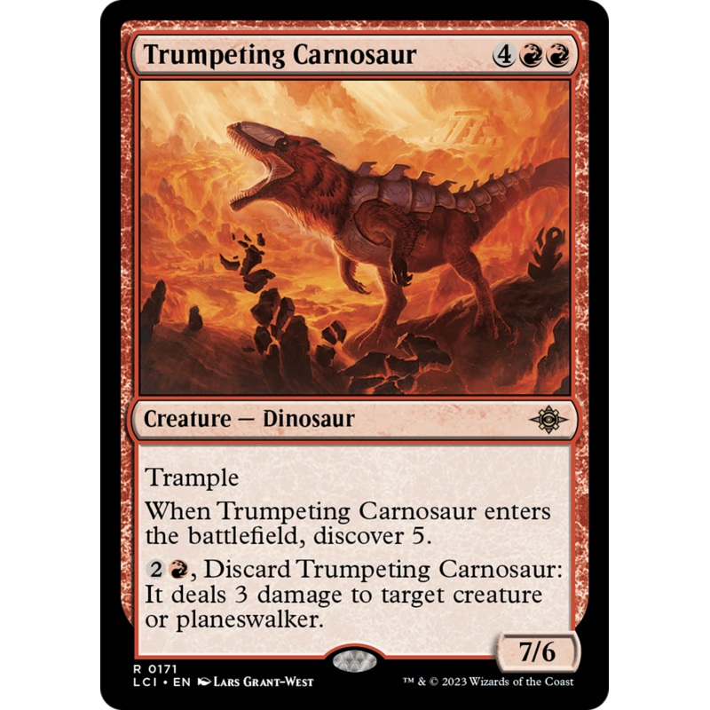 Trumpeting Carnosaur [The Lost Caverns of Ixalan]