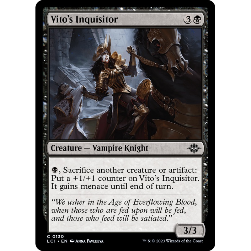 Vito's Inquisitor [The Lost Caverns of Ixalan]