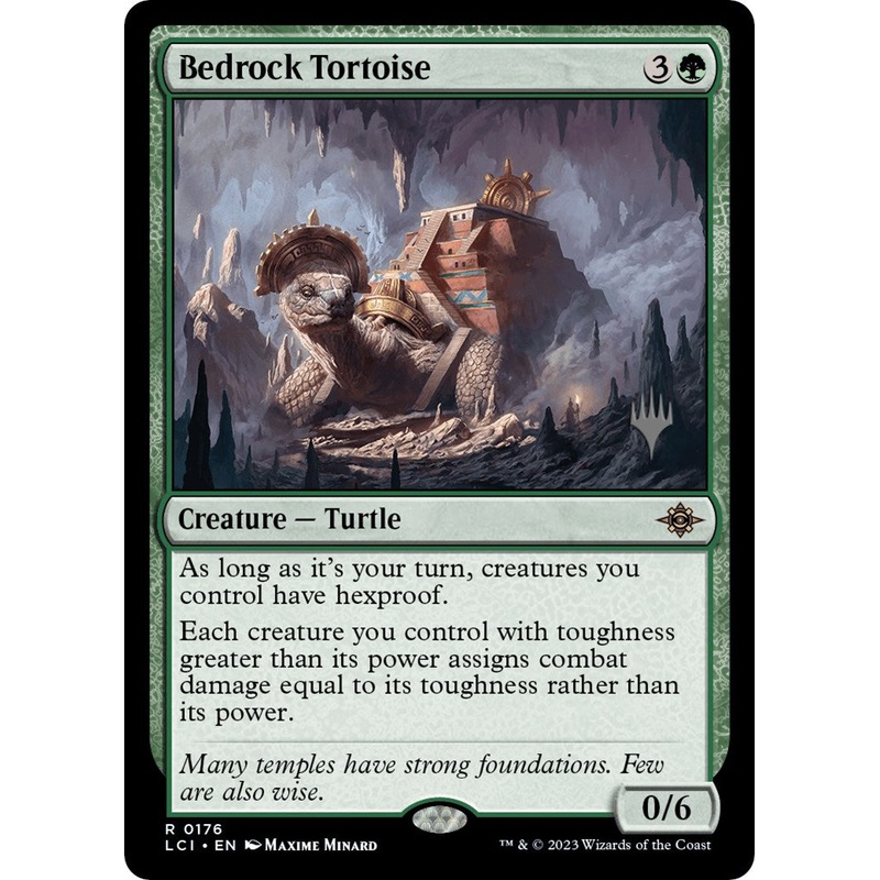 Bedrock Tortoise (Promo Pack) [The Lost Caverns of Ixalan Promos]