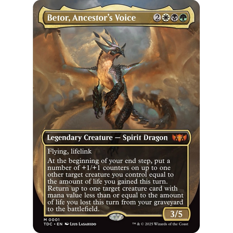 Betor, Ancestor's Voice (Borderless) [Tarkir: Dragonstorm Commander]