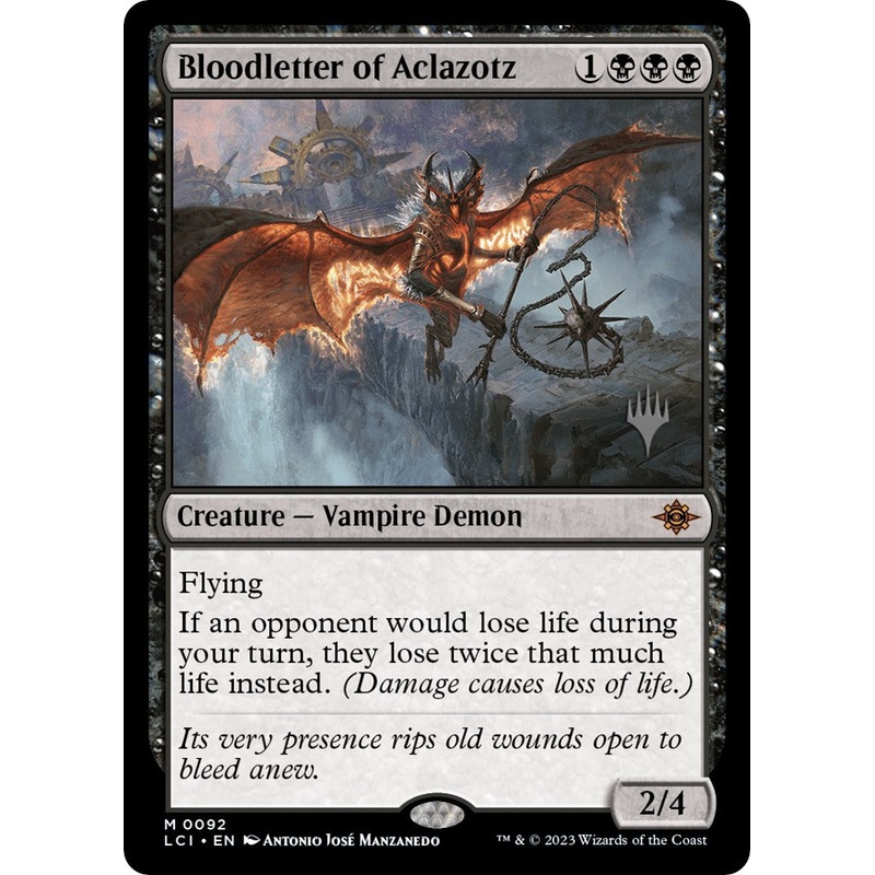 Bloodletter of Aclazotz (Promo Pack) [The Lost Caverns of Ixalan Promos]