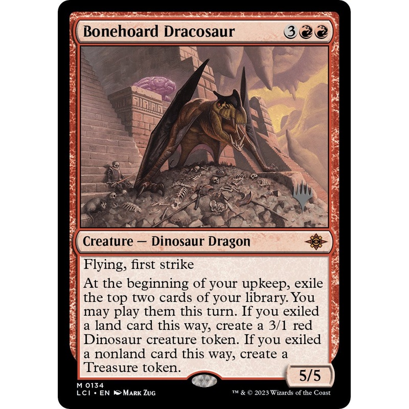 Bonehoard Dracosaur (Promo Pack) [The Lost Caverns of Ixalan Promos]