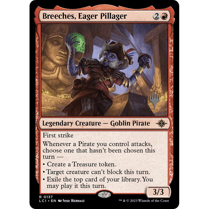 Breeches, Eager Pillager (Promo Pack) [The Lost Caverns of Ixalan Promos]