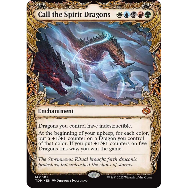 Call the Spirit Dragons (Showcase) [Tarkir: Dragonstorm]