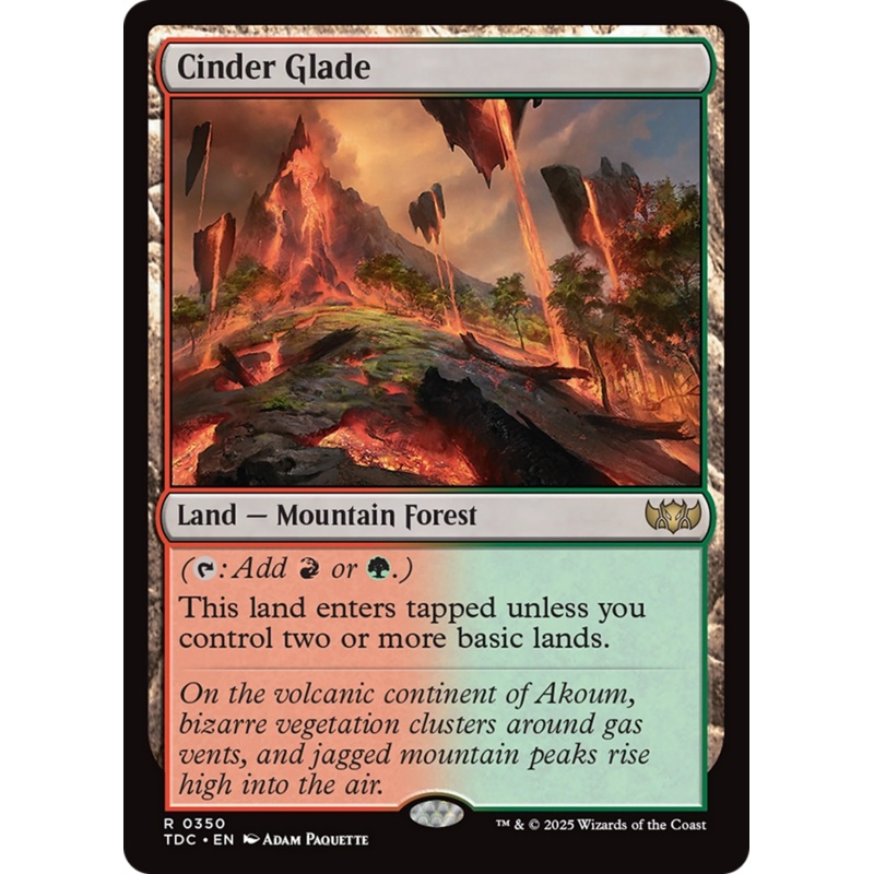 Cinder Glade [Tarkir: Dragonstorm Commander]