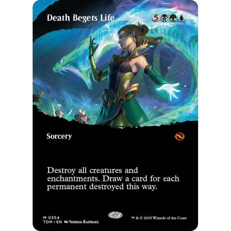 Death Begets Life (Borderless) [Tarkir: Dragonstorm]