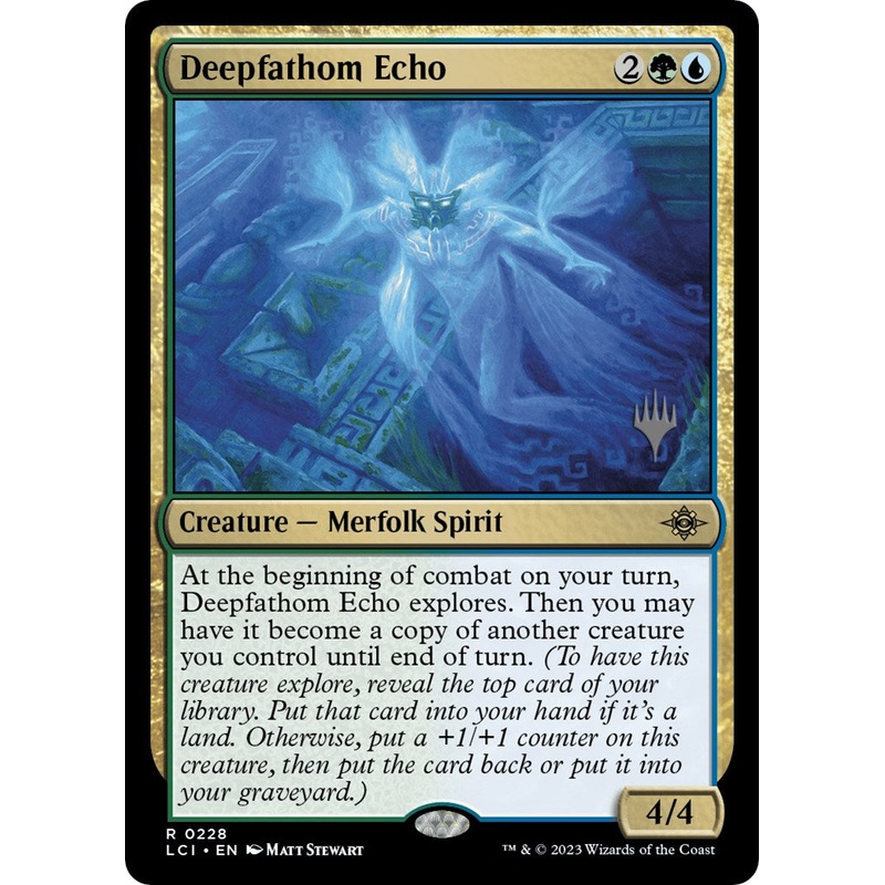Deepfathom Echo (Promo Pack) [The Lost Caverns of Ixalan Promos]