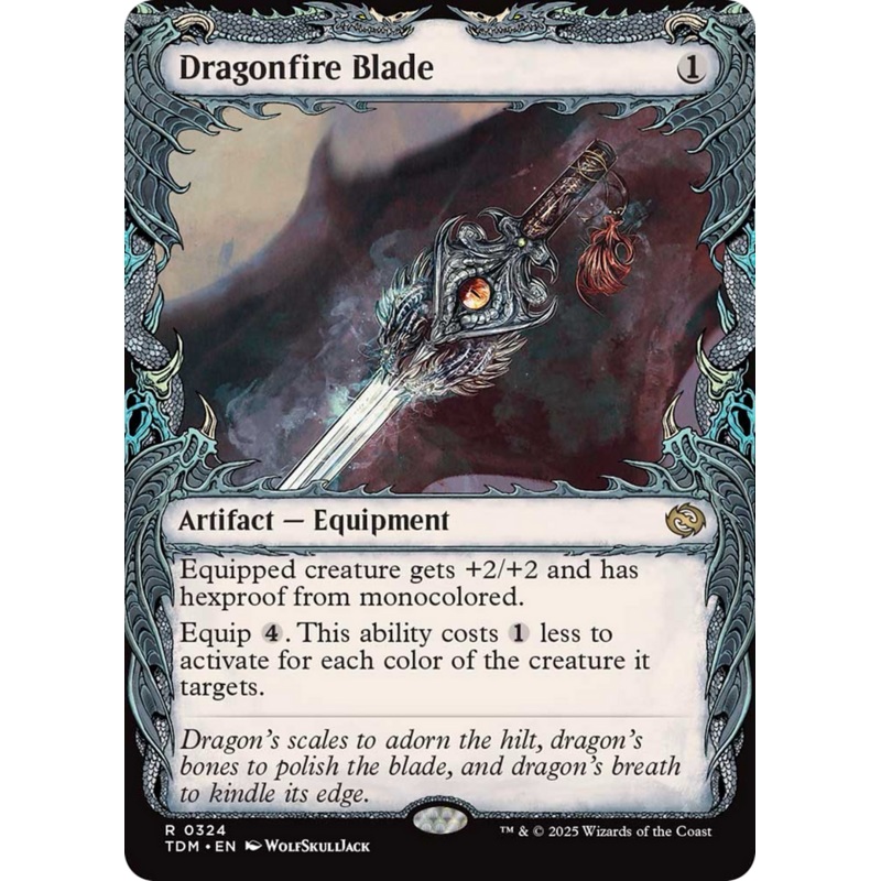 Dragonfire Blade (Showcase) [Tarkir: Dragonstorm]