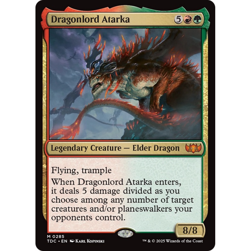 Dragonlord Atarka [Tarkir: Dragonstorm Commander]