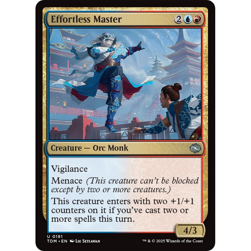 Effortless Master [Tarkir: Dragonstorm]