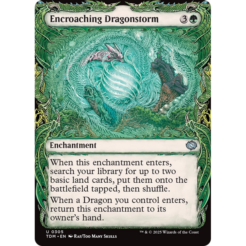 Encroaching Dragonstorm (Showcase) [Tarkir: Dragonstorm]