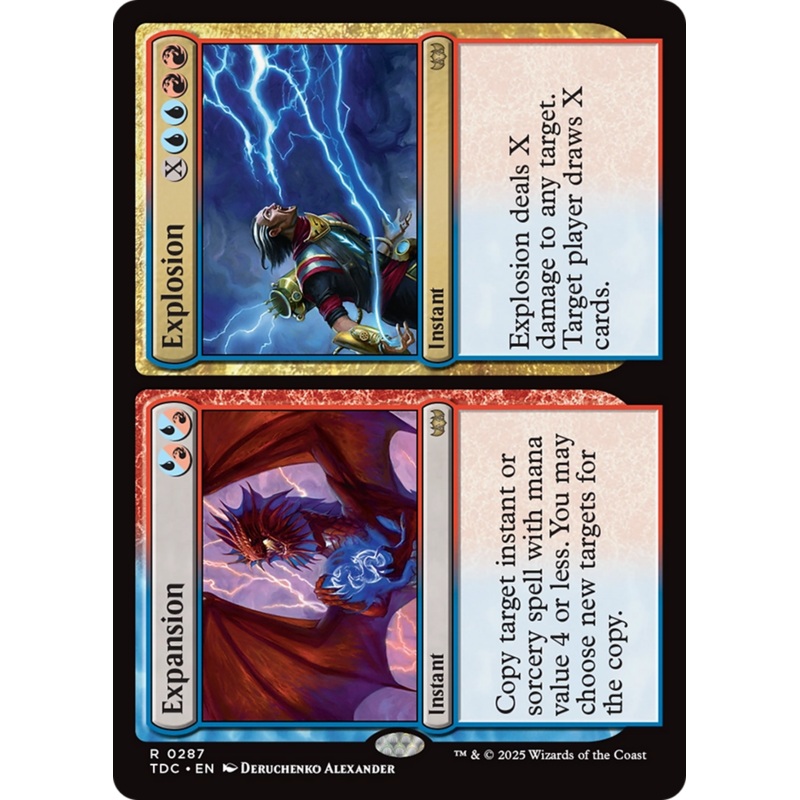 Expansion // Explosion [Tarkir: Dragonstorm Commander]
