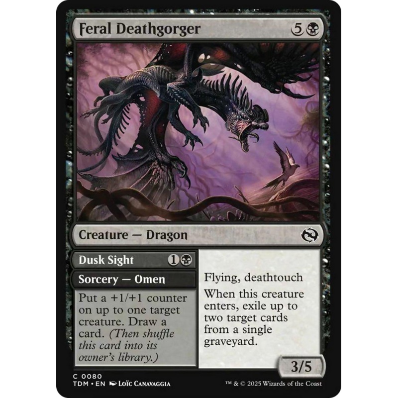 Feral Deathgorger [Tarkir: Dragonstorm]