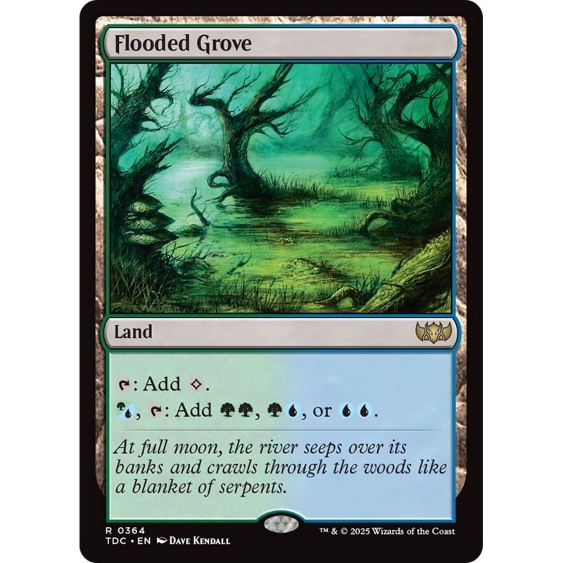 Flooded Grove [Tarkir: Dragonstorm Commander]