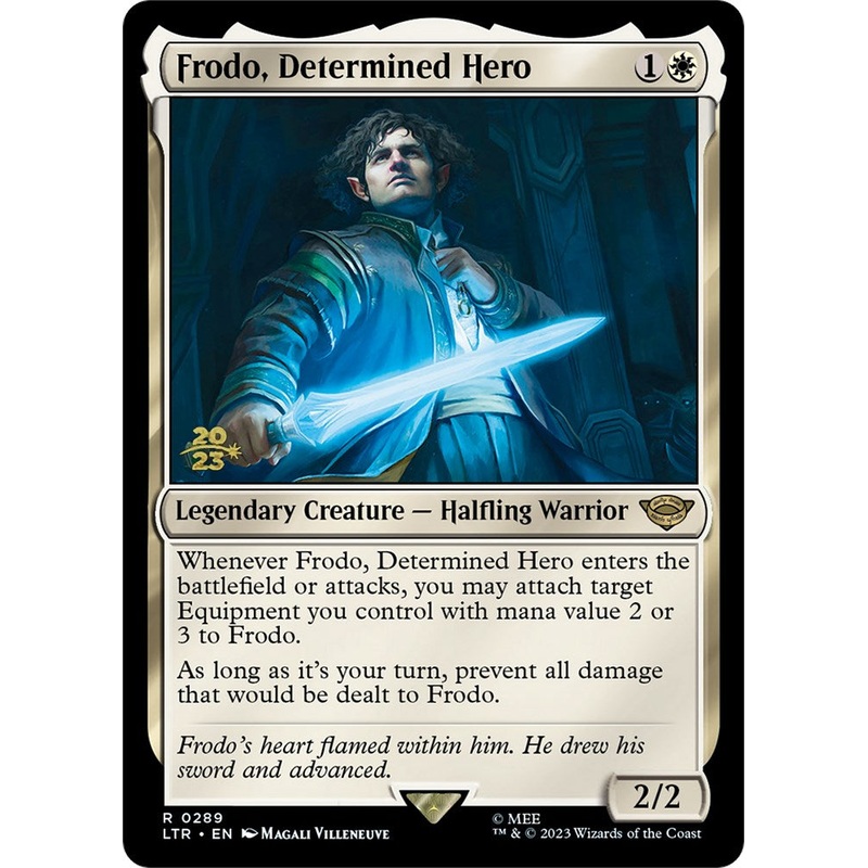 Frodo, Determined Hero [The Lord of the Rings: Tales of Middle-Earth Prerelease Promos]