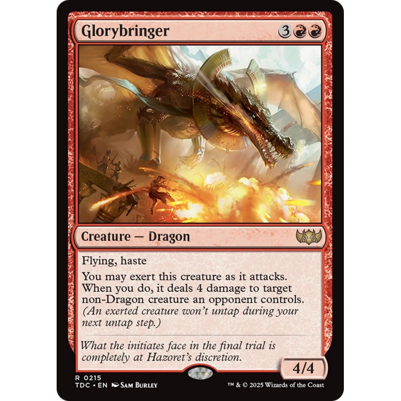 Glorybringer [Tarkir: Dragonstorm Commander]