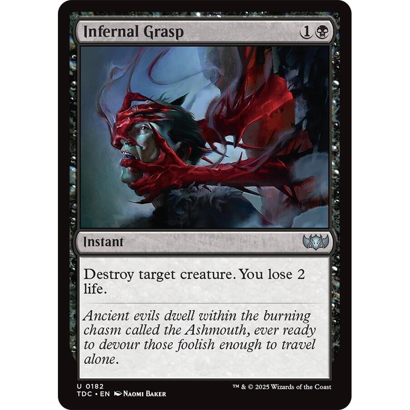 Infernal Grasp [Tarkir: Dragonstorm Commander]