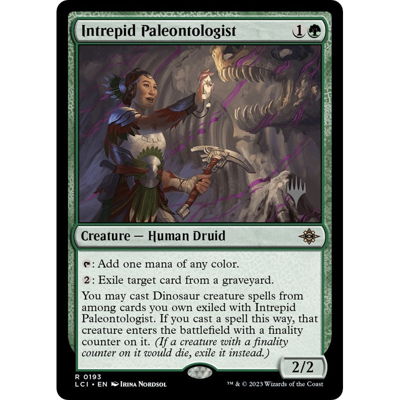 Intrepid Paleontologist (Promo Pack) [The Lost Caverns of Ixalan Promos]