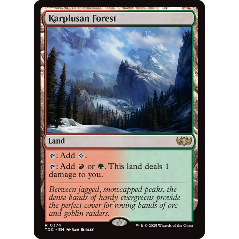 Karplusan Forest [Tarkir: Dragonstorm Commander]