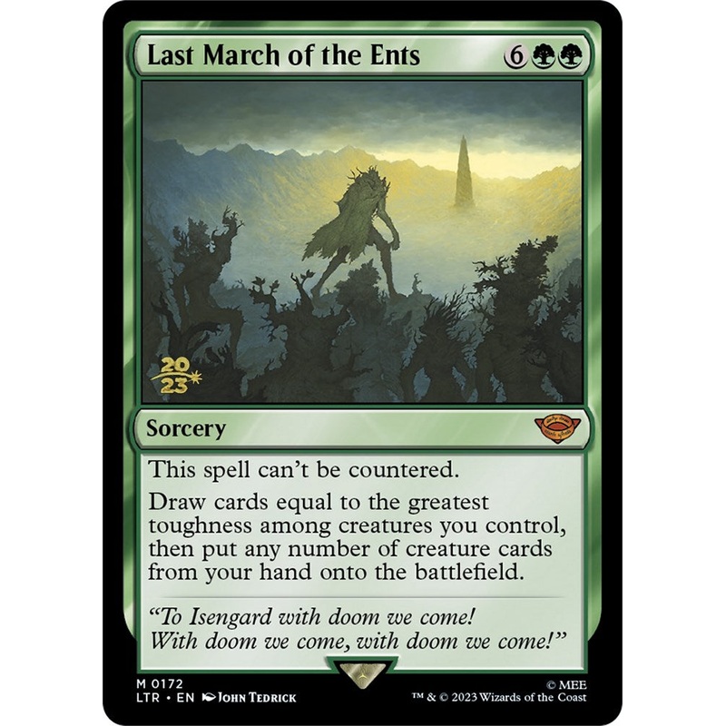 Last March of the Ents [The Lord of the Rings: Tales of Middle-Earth Prerelease Promos]
