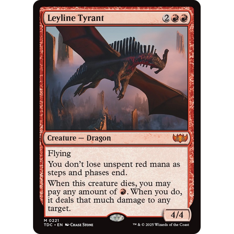 Leyline Tyrant [Tarkir: Dragonstorm Commander]