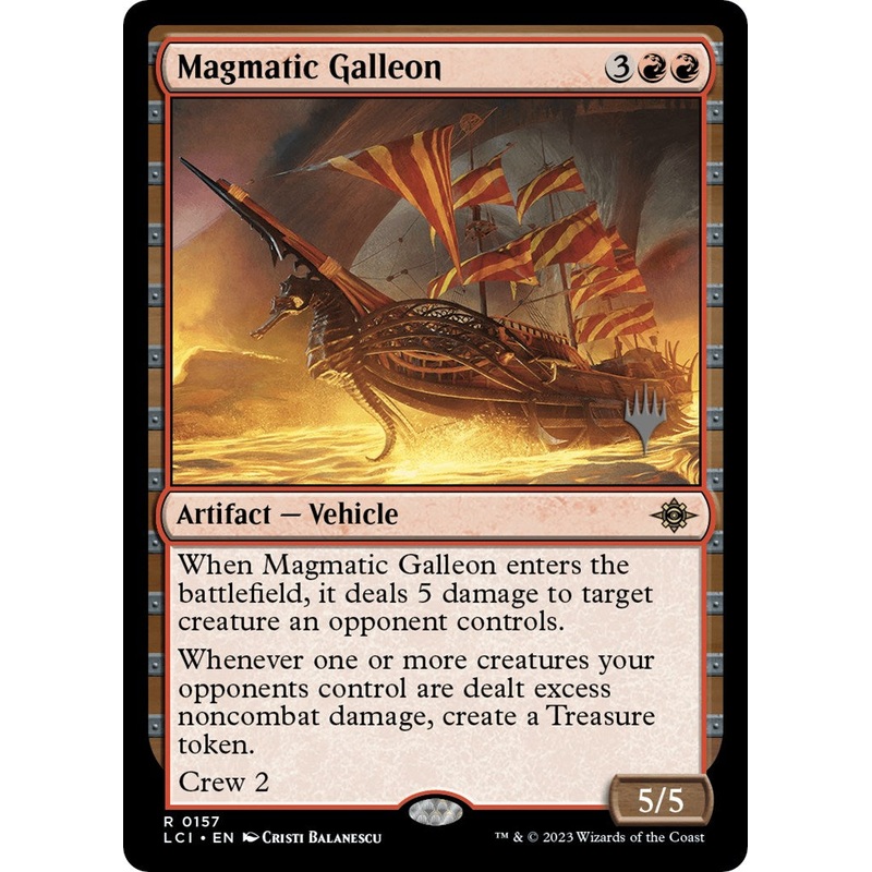 Magmatic Galleon (Promo Pack) [The Lost Caverns of Ixalan Promos]