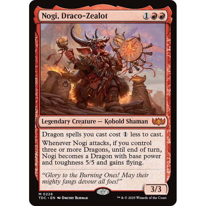 Nogi, Draco-Zealot [Tarkir: Dragonstorm Commander]