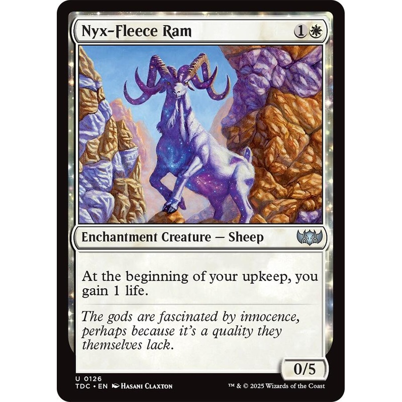 Nyx-Fleece Ram [Tarkir: Dragonstorm Commander]