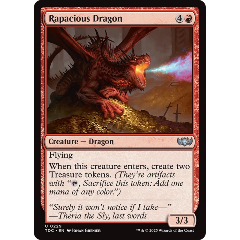 Rapacious Dragon [Tarkir: Dragonstorm Commander]