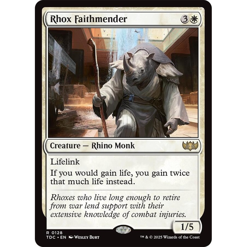 Rhox Faithmender [Tarkir: Dragonstorm Commander]